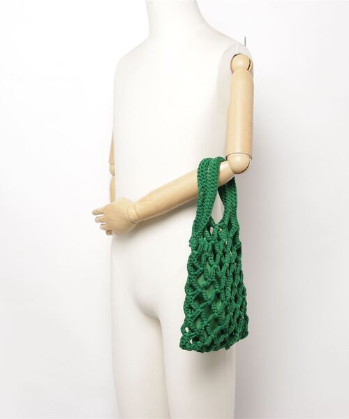 SETUP7（セットアップセブン）の「【SETUP7】メッシュバッグSCCH91（ハンドバッグ・レディース・ホワイト/グリーン/ブラック/グレー/ブルー・FREE）」の12枚目の写真