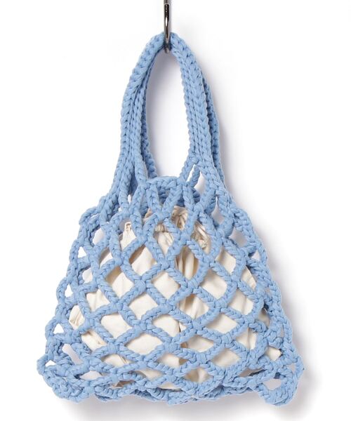 SETUP7（セットアップセブン）の「【SETUP7】メッシュバッグSCCH91（ハンドバッグ・レディース・ホワイト/グリーン/ブラック/グレー/ブルー・FREE）」の13枚目の写真