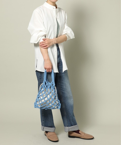 SETUP7（セットアップセブン）の「【SETUP7】メッシュバッグSCCH91（ハンドバッグ・レディース・ホワイト/グリーン/ブラック/グレー/ブルー・FREE）」の20枚目の写真