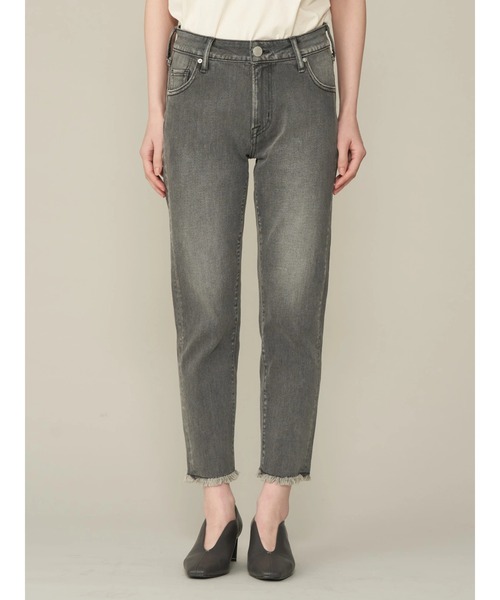 AMERICAN HOLIC（アメリカンホリック）の「クロップドデニム（デニムパンツ・レディース・ブラック/グレー・S/L/XS/M）」の9枚目の写真