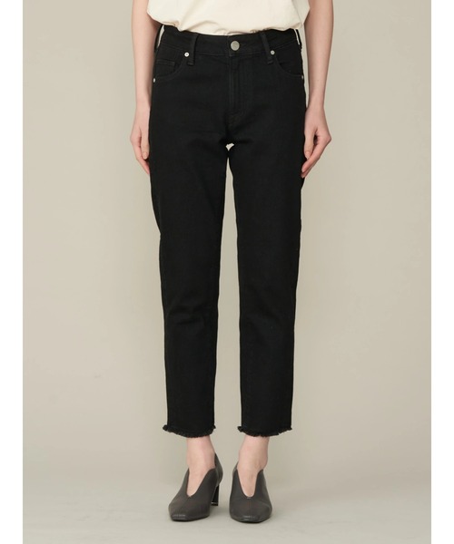 AMERICAN HOLIC（アメリカンホリック）の「クロップドデニム（デニムパンツ・レディース・ブラック/グレー・S/L/XS/M）」の18枚目の写真