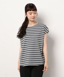 フレンチスリーブ ボーダーTシャツ
