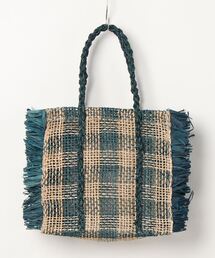 「Allerleirauh chill/アラライラオ」フリンジ付き透かし編み トートバッグ