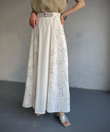 &g'aime | 【&g’aime】花柄フレアスカート(スカート)