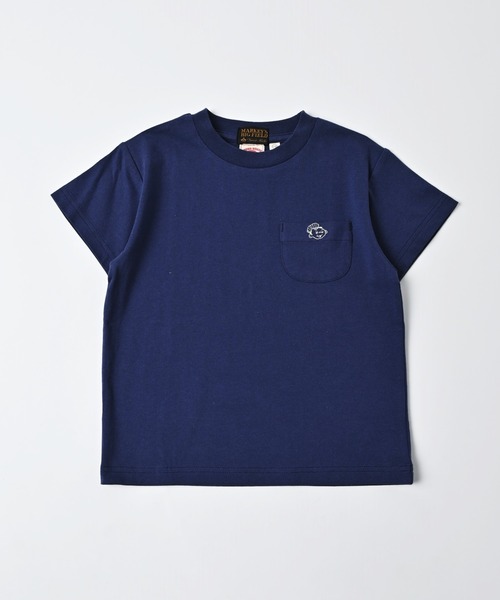 ROUND HOUSE(ラウンドハウス)の「【ROUND HOUSE】ポケットT(80~150cm)(Tシャツ/カットソー・キッズ・ネイビー/オフホワイト/カーキ/オレンジ/ホワイト系その他/チャコール・90/100/110/120/80/130/95/140/150)」の5枚目の写真