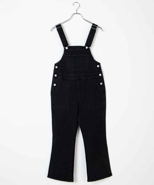 DuKKah（デュカ）の「Dukkah/【低身長向け】フレアオーバーオール（サロペット/オーバーオール・レディース・インディゴブルー/ホワイト/ブラック・X-SMALL）」の18枚目の写真