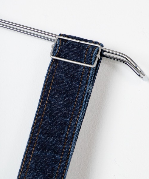 DuKKah（デュカ）の「Dukkah/【低身長向け】フレアオーバーオール（サロペット/オーバーオール・レディース・インディゴブルー/ホワイト/ブラック・X-SMALL）」の14枚目の写真