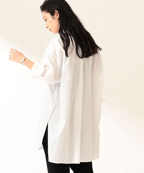 Demi-Luxe BEAMS(デミルクス ビームス)の「TICCA / コットン サイドスリット チュニックシャツ(シャツ/ブラウス・レディース・ホワイト/その他・ONE SIZE)」の3枚目の写真