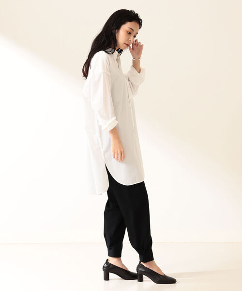Demi-Luxe BEAMS(デミルクス ビームス)の「TICCA / コットン サイドスリット チュニックシャツ(シャツ/ブラウス・レディース・ホワイト/その他・ONE SIZE)」の6枚目の写真