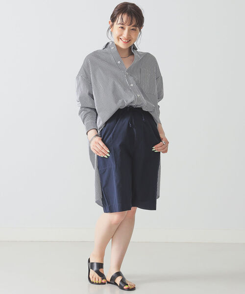 Demi-Luxe BEAMS(デミルクス ビームス)の「TICCA / コットン サイドスリット チュニックシャツ(シャツ/ブラウス・レディース・ホワイト/その他・ONE SIZE)」の7枚目の写真