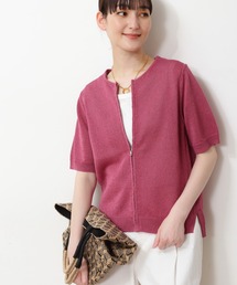 ◆ミドルゲージギマジップアップニット