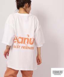 PEANUTS スヌーピー ワイドボディー 半袖 Tシャツ 6.2オンス