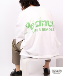 PEANUTS スヌーピー ワイドボディー 半袖 Tシャツ 6.2オンス