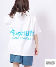 PEANUTS スヌーピー ワイドボディー 半袖 Tシャツ 6.2オンス