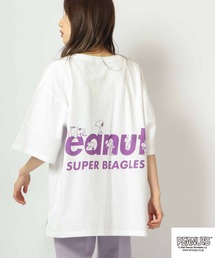 PEANUTS スヌーピー ワイドボディー 半袖 Tシャツ 6.2オンス