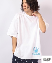 PEANUTS スヌーピー ワイドボディー 半袖 Tシャツ 6.2オンス