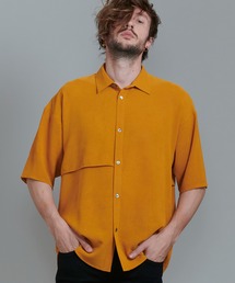 【NO ID.】Washer Trench Big Shirt / ワッシャー トレンチ ビッグ シャツ