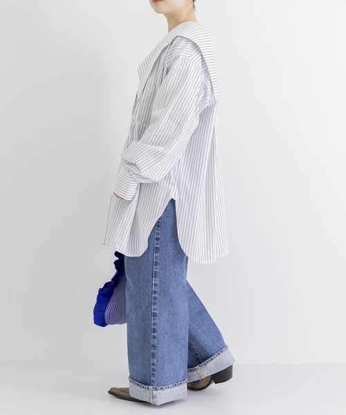 iI（アイ）の「iI　square collar blouse stripe（シャツ/ブラウス・レディース・その他1・ONE）」の11枚目の写真