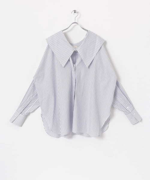 iI（アイ）の「iI　square collar blouse stripe（シャツ/ブラウス・レディース・その他1・ONE）」の10枚目の写真
