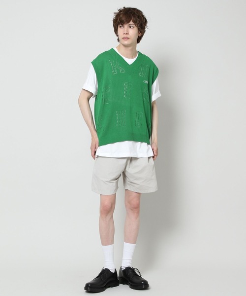 CHUCK(チャック)の「【UNISEX】CHUCK/ALPHABET VEST 2297839(ベスト・レディース・ネイビー/グリーン・FREE)」の13枚目の写真