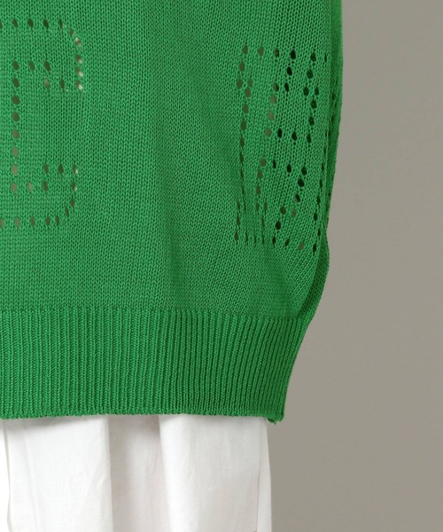 CHUCK(チャック)の「【UNISEX】CHUCK/ALPHABET VEST 2297839(ベスト・レディース・ネイビー/グリーン・FREE)」の5枚目の写真