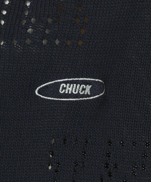 CHUCK(チャック)の「【UNISEX】CHUCK/ALPHABET VEST 2297839(ベスト・レディース・ネイビー/グリーン・FREE)」の20枚目の写真