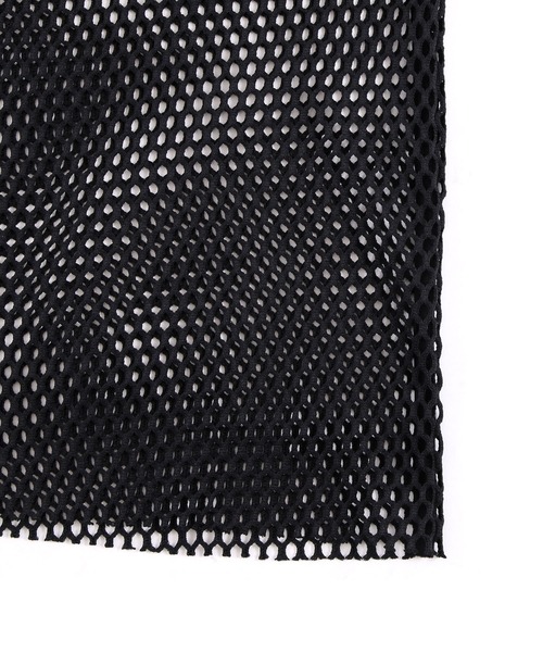 Figments（フィグメンツ）の「メッシュTシャツ（Tシャツ/カットソー・レディース・ホワイト/ブラック/パープル・SMALL/MEDIUM）」の8枚目の写真