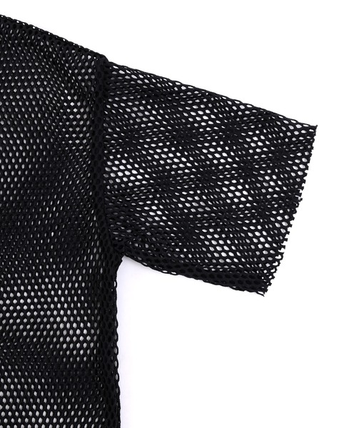 Figments（フィグメンツ）の「メッシュTシャツ（Tシャツ/カットソー・レディース・ホワイト/ブラック/パープル・SMALL/MEDIUM）」の10枚目の写真