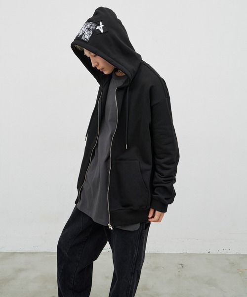 AIVER（アイバー）の「AIVER NINEパッチフルジップパーカー
