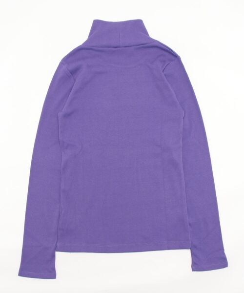 NOMBRE IMPAIR(ノンブルアンペール)の「カラーテレコ タートルP/O(Tシャツ/カットソー・レディース・パープル/グリーン/オレンジ・FREE)」の15枚目の写真