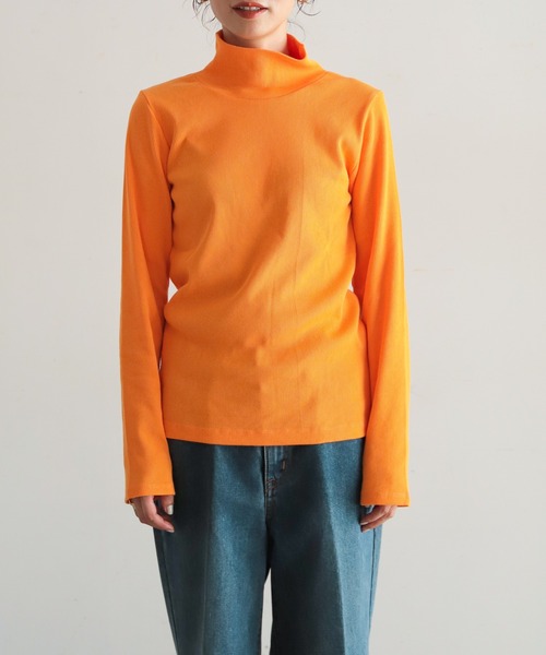 NOMBRE IMPAIR(ノンブルアンペール)の「カラーテレコ タートルP/O(Tシャツ/カットソー・レディース・パープル/グリーン/オレンジ・FREE)」の20枚目の写真