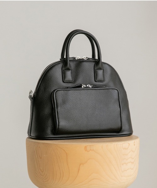 LOWRYS FARM（ローリーズファーム）の「５ポケットボストンＢＡＧ　122754（ボストンバッグ・レディース・アイボリー/ブラック/ブラウン・FREE）」の3枚目の写真