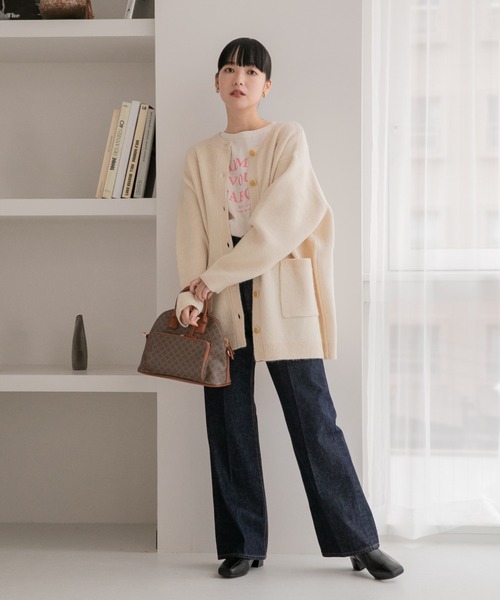 LOWRYS FARM（ローリーズファーム）の「５ポケットボストンＢＡＧ　122754（ボストンバッグ・レディース・アイボリー/ブラック/ブラウン・FREE）」の20枚目の写真