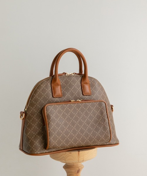 LOWRYS FARM（ローリーズファーム）の「５ポケットボストンＢＡＧ　122754（ボストンバッグ・レディース・アイボリー/ブラック/ブラウン・FREE）」の19枚目の写真