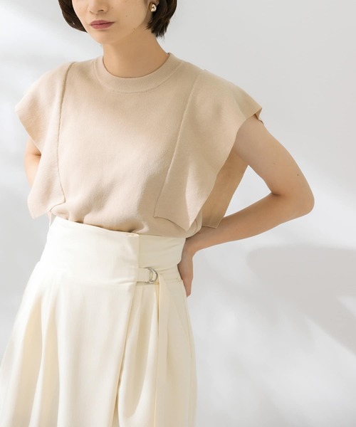 KBF（ケイビーエフ）の「フレアスリーブデザインニット（ニット/セーター・レディース・ブラック/ダークブラウン/ベージュ/グリーン系その他・ONE）」の20枚目の写真