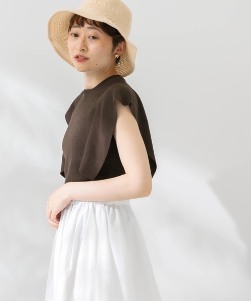 KBF（ケイビーエフ）の「フレアスリーブデザインニット（ニット/セーター・レディース・ブラック/ダークブラウン/ベージュ/グリーン系その他・ONE）」の21枚目の写真