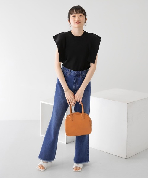 KBF（ケイビーエフ）の「フレアスリーブデザインニット（ニット/セーター・レディース・ブラック/ダークブラウン/ベージュ/グリーン系その他・ONE）」の22枚目の写真