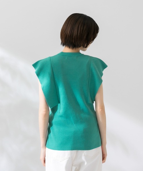 KBF（ケイビーエフ）の「フレアスリーブデザインニット（ニット/セーター・レディース・ブラック/ダークブラウン/ベージュ/グリーン系その他・ONE）」の13枚目の写真