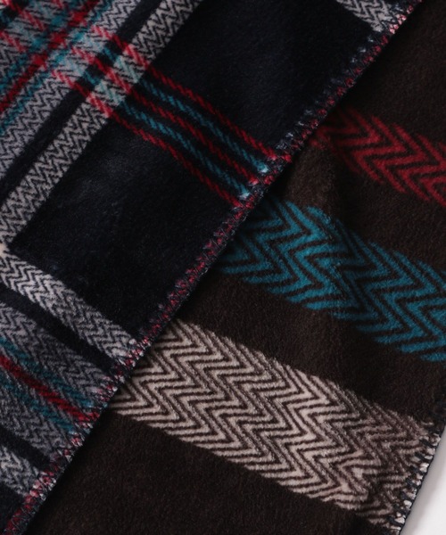 BAYFLOW(ベイフロー)の「BFフリースブランケット 22AW(ブランケット・レディース・ネイビー/ブラウン/グレー/ブルー/ダークブルー/ブルー系1・FREE)」の12枚目の写真