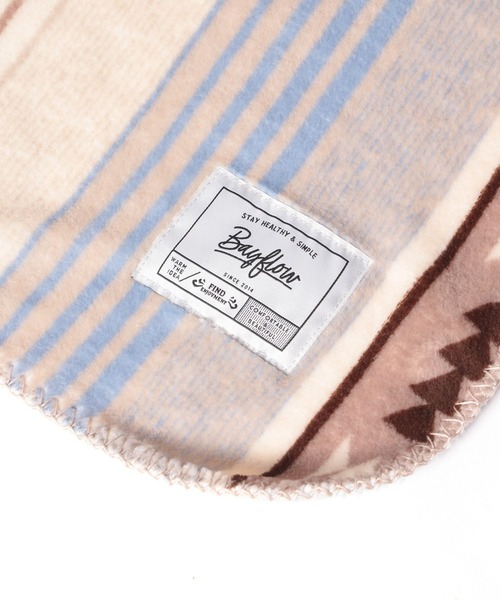 BAYFLOW(ベイフロー)の「BFフリースブランケット 22AW(ブランケット・レディース・ネイビー/ブラウン/グレー/ブルー/ダークブルー/ブルー系1・FREE)」の8枚目の写真