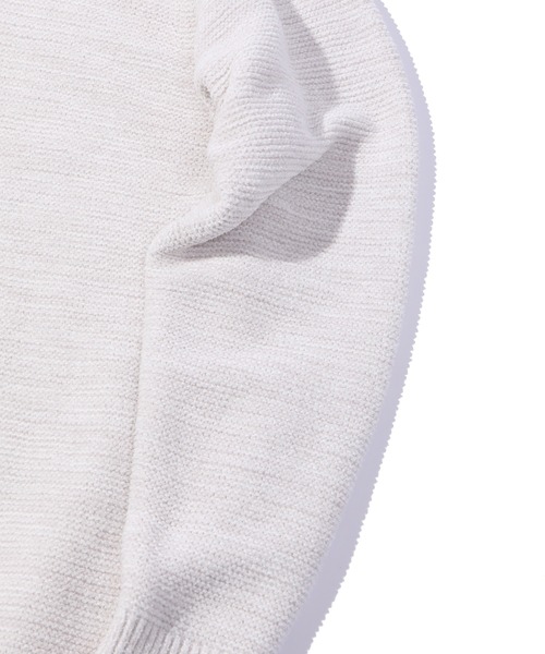 MEN'S BIGI（メンズビギ）の「7G引き揃えモールガーターニット（ニット/セーター・メンズ・ブラック/ホワイト/グリーン/ネイビー・01/02/03）」の21枚目の写真