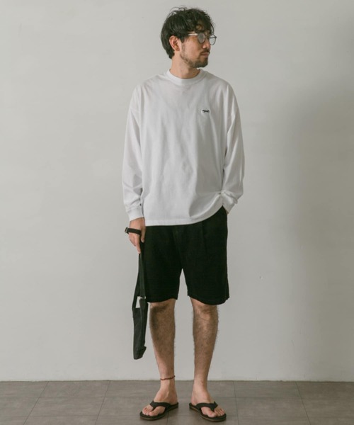 URBAN RESEARCH DOORS（アーバンリサーチドアーズ）の「コーデュロイワンタックショーツ（その他パンツ・メンズ・ブラック/ブラウン/アイボリー・MEDIUM/LARGE）」の19枚目の写真