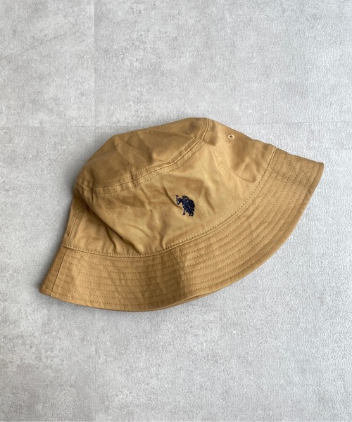 U.S. POLO ASSN.（ユーエスポロアッスン）の「1ポイント刺繍ツイルバケハ（ハット・メンズ・ブラック/ベージュ/アイボリー/ブラック系その他・FREE）」の19枚目の写真