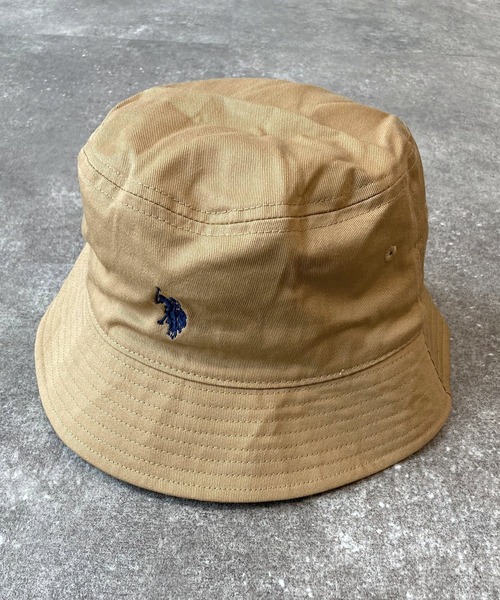 U.S. POLO ASSN.（ユーエスポロアッスン）の「1ポイント刺繍ツイルバケハ（ハット・メンズ・ブラック/ベージュ/アイボリー/ブラック系その他・FREE）」の21枚目の写真