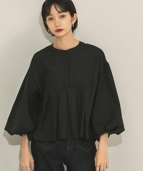 KBF（ケイビーエフ）の「ボリューミーブラウス（シャツ/ブラウス・レディース・ホワイト/カーキ/ブラック・ONE）」の3枚目の写真