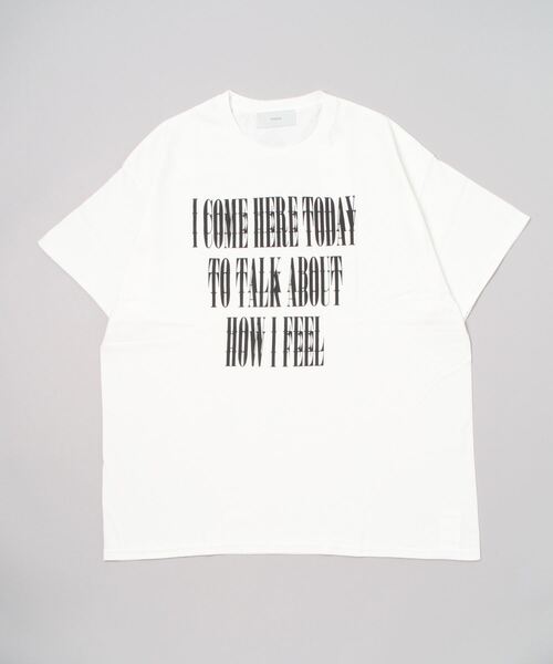 B'2nd（ビーセカンド）の「ENONE エノン/I COME HERE PRINT TEE（Tシャツ/カットソー・メンズ・ホワイト/ブラック・1/2/3）」の2枚目の写真