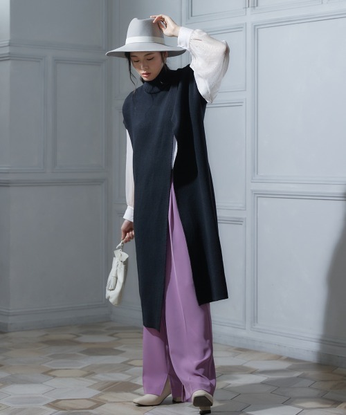 miclat（ミクラ）の「大きいサイズ ボリューム袖シアーブラウス miclat（シャツ/ブラウス・レディース・ホワイト系/ブラック・4L/3L/L/LL）」の12枚目の写真