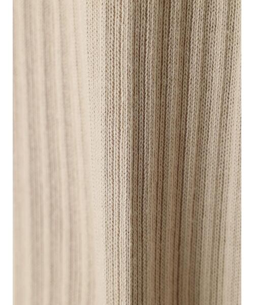 earth music&ecology（アースミュージックアンドエコロジー）の「リブセミフレアスカート（スカート・レディース・ブラック/ライトベージュ/ライトブラウン/パープル・FREE）」の11枚目の写真