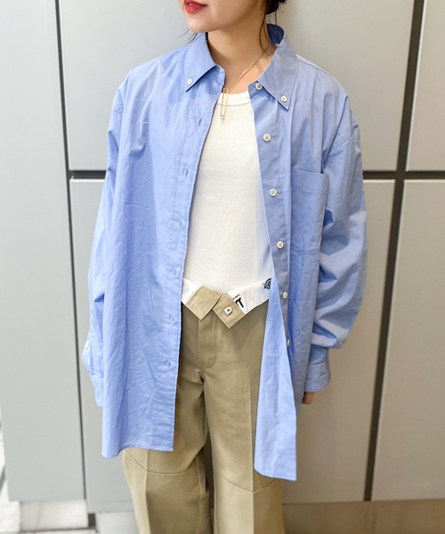 JOINT WORKS(ジョイントワークス)の「B.Dカラー シャツ(シャツ/ブラウス・レディース・グリーン/ブルー系その他/ブルー/イエロー・FREE)」の13枚目の写真