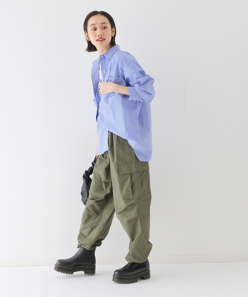 JOINT WORKS(ジョイントワークス)の「B.Dカラー シャツ(シャツ/ブラウス・レディース・グリーン/ブルー系その他/ブルー/イエロー・FREE)」の17枚目の写真